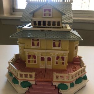 Vintage Bluebird 1995 Polly Pocket Clubhouse Popup Party playhouse